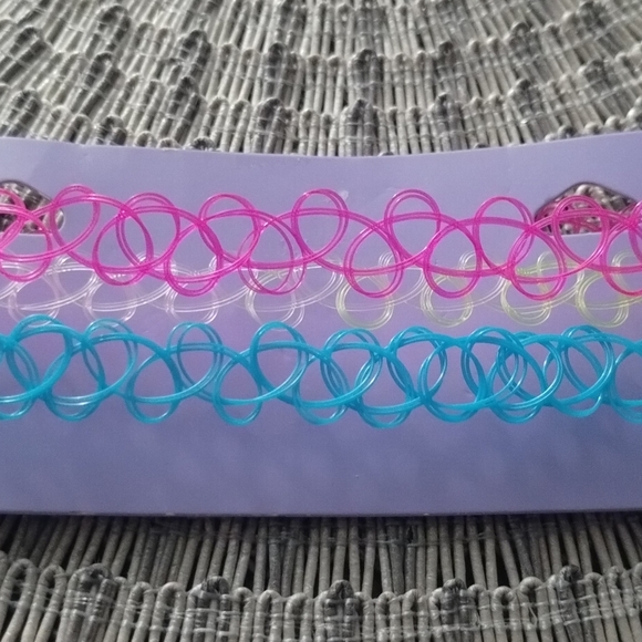 New Set of 3 Claire's Chocker Necklaces . - Picture 2 of 3